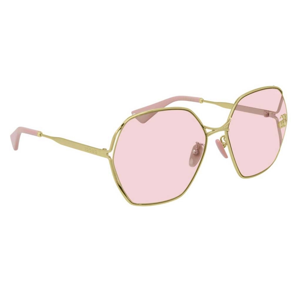 NEW GUCCI GG0818SA 003 PINK WOMEN’S SUNGLASSES - Picture 2 of 6
